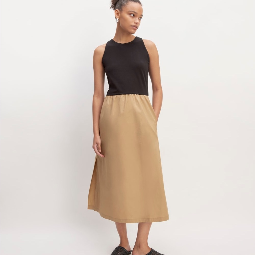 Everlane The Supima High-Neck Riviera Dress